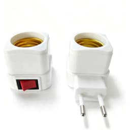 AC85-265V E27 Switch EU/US/AU Plug Edison LED Light Lamp Bulb Lamp Holder Adapter Socket Base Holder ON/OFF Lighting Accessories