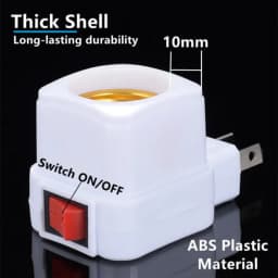 AC85-265V E27 Switch EU/US/AU Plug Edison LED Light Lamp Bulb Lamp Holder Adapter Socket Base Holder ON/OFF Lighting Accessories