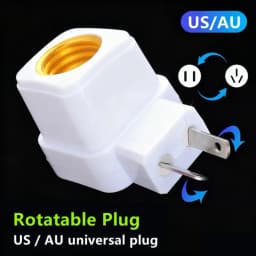 AC85-265V E27 Switch EU/US/AU Plug Edison LED Light Lamp Bulb Lamp Holder Adapter Socket Base Holder ON/OFF Lighting Accessories