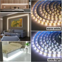 1-5M LED Lights Strip DC 5V USB Gesture Control 60 LEDs/m Backlight Dimmable Sensor Night Lights TV Kitchen Under Cabinet Lamp