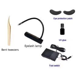 Suitable for all tweezers eyelash grafting lamp eyelash grafting beauty manicure UV glue quick curing lamp 1/2 bottle glue 