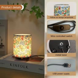 USB Button Switch, Soft Warm Light, mini desktop Decorative Night Light, Bedroom Night Lighting