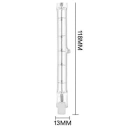 5/10/20/50PCS R7S J118mm 100W 200W 300W 400W Halogen Lamp Double Ended Linear Light Bulb AC220-240V Household R7s Halogen Bulbs