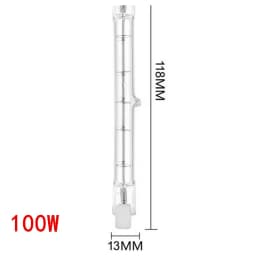 5/10/20/50PCS R7S J118mm 100W 200W 300W 400W Halogen Lamp Double Ended Linear Light Bulb AC220-240V Household R7s Halogen Bulbs