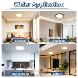 Ultra Thin Led Ceiling Lamp Home Lighting Fixture Surface Led Ceiling Light Modern Kitchen Bathroom Living Room Dial Control
