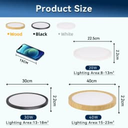 Ultra Thin Led Ceiling Lamp Home Lighting Fixture Surface Led Ceiling Light Modern Kitchen Bathroom Living Room Dial Control