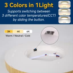 Ultra Thin Led Ceiling Lamp Home Lighting Fixture Surface Led Ceiling Light Modern Kitchen Bathroom Living Room Dial Control