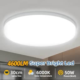 CHUANGYANG Super Bright Round Led Ceiling Lamp AC85-265V Home Lighting Fixture Cold White Surface Led Ceiling Light Modern