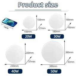 CHUANGYANG Super Bright Round Led Ceiling Lamp AC85-265V Home Lighting Fixture Cold White Surface Led Ceiling Light Modern