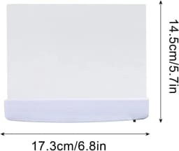 LED Book Light Eye Caring Flat Plate Panel Bookmark Light Portable Study Tools Night Vision Reading Lighting For Car Travel Bed