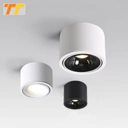 LED Surface Mounted Downlights Anti-glare Ultra-thin LED Spotlights Living Room Ceiling Lights Bedroom and Study 110V 220V 5W 7W