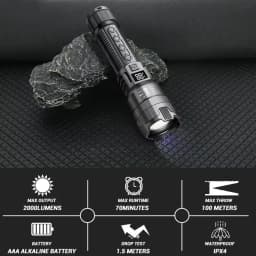 50000000LM Super Bright LED Flashlight Most Powerful Rechargeable Portable Lamp Waterproof Outdoor Light Fishing Camping Lantern