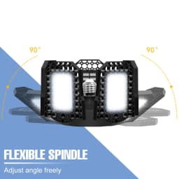 250W LED Bulb E27/E26 Lamp Garage Light AC 220V Folding Deformable High Bay Lamp 110V Spotlight Home Warehouse Workshop Basement