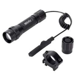 Alonefire High Power Zooming LED Flashlight Powerful Tactical Light Outdoor Hunting Camping Fishing Hiking Travel Mounts Torch