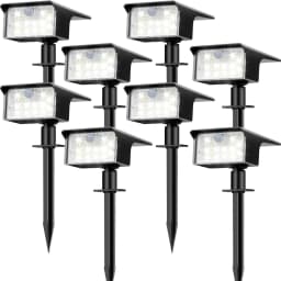Solar Spot Lights Outdoor Motion Sensor, [62 LED]3 Modes Solar Landscape Spotlights Outdoor Waterproof,  for Yard Garden Patio