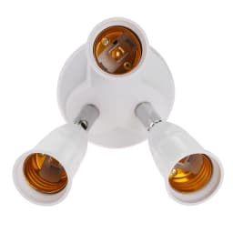 Led Light Base Conversion Lamphead Lamp Holder Socket E27 Splitter 3/4 Heads Lamp Base Adjustable LED Light Bulb Holder