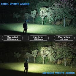 WUBEN E7 1800 Lumen Rechargeable Mini Flashlight with Magnet - Super Bright 6 Modes ArmyGreen EDC Flashlight, Typ-C Rechargeable