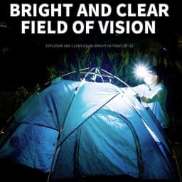 JIASHUAIXIN Headlamp special for night fishing, hat clip lamp, ultra-long battery life, ultra-lightweight outdoor sensor