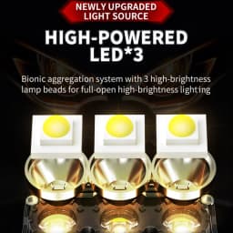 JIASHUAIXIN Headlamp special for night fishing, hat clip lamp, ultra-long battery life, ultra-lightweight outdoor sensor
