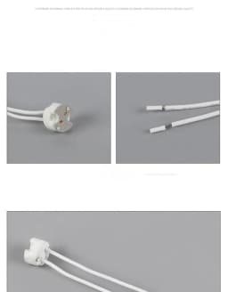 5-200pcs/lot MR16 MR11 GU5.3 G5.3 G4 G9 lamp base connector cable lamp Socket base lamp fitting fix holder 15cm Silicon cable