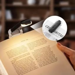 LED USB Rechargeable Book Light Reading Light Eye Protection Night Light Portable Clip Desk Light Bookmark Read Light Night Lamp