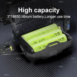 970000000LM Ultra Powerful LED Headlamp Super Bright Rechargeable Led Headlight Long Range 5800m Fishing Hunting Head Lantern