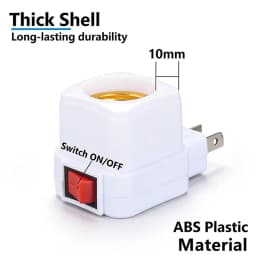 E27 Switch EU/US/AU Plug Edison AC85-265V LED Light Lamp Bulb Lamp Holder Adapter Socket Base Holder ON/OFF Lighting Accessories