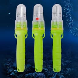 Floating LED Fishing Light Double Flash Lamp LED Light-controlled Fishery Buoy Signal Light Waterproof Net Flash Warning Light