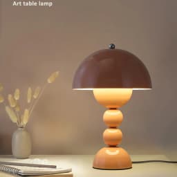 LED Flower Bud Desk Lamp Charging Touch Switch Room Decoration Bedroom Mushroom Lamp Restaurant Atmosphere Lamp
