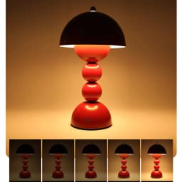 LED Flower Bud Desk Lamp Charging Touch Switch Room Decoration Bedroom Mushroom Lamp Restaurant Atmosphere Lamp