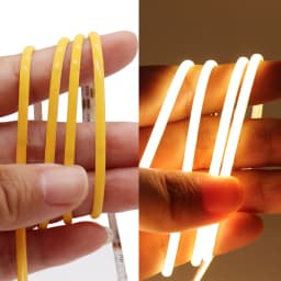 Super Thin 3MM COB LED Strip Light for Home Room Decor 400LEDs/m Flexible Tape Light Warm Cold White Ra90