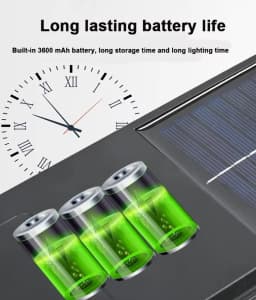 Super Bright Outdoor Solar Light Motion Sensor Garden Solar Lamp COB Sunlight Waterproof Solar Lantern For Street Powerful Light
