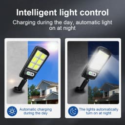 Super Bright Outdoor Solar Light Motion Sensor Garden Solar Lamp COB Sunlight Waterproof Solar Lantern For Street Powerful Light