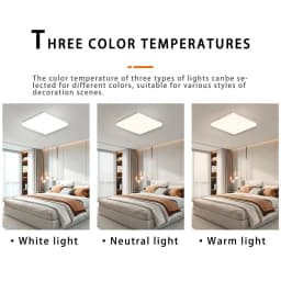Square Energy-saving LED Ceiling Light Highlight 48W 36W 24W 18W 85-265V Living Room Bedroom Bathroom Balcony Home Ceiling Lamp