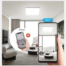 Square Energy-saving LED Ceiling Light Highlight 48W 36W 24W 18W 85-265V Living Room Bedroom Bathroom Balcony Home Ceiling Lamp