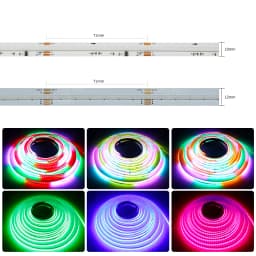 DC24V COB LED Strip Light WS2814 784Leds/m Addressable IC RGBW RGBNW RGBWW Flexible Dream Colors FOB COB Tape RA90