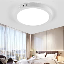 Ultra Thin Round LED Ceiling Light 110V-220V LED Panel Light Ceiling Lamp for Indoor Living Room Bedroom Kitchen Lighting