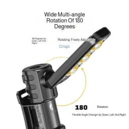 Magnetic Adjustable Headlamp With Dual Light, Foldable Work Light, MultiAngle LED Flashlight For Outdoor Repair And Camping