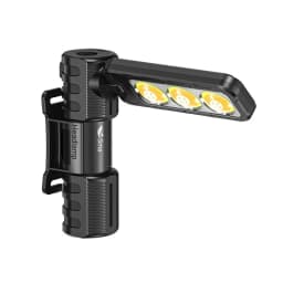 Magnetic Adjustable Headlamp With Dual Light, Foldable Work Light, MultiAngle LED Flashlight For Outdoor Repair And Camping