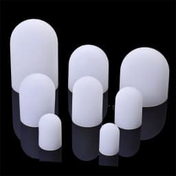 2Pcs Silicone Elastic Flashlight Lampshade For SP31 SP35 IF22A C8G IF25A SP36 S2 C8 EA01 TS21 Q8 14-75MM Torch