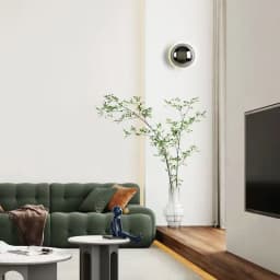 Modern Minimalist Black Golden Circular Wall Lamp, Aisle Bedside Lunar Eclipse Lamp, Minimalist Silver Plated Luxury Wall Lamp