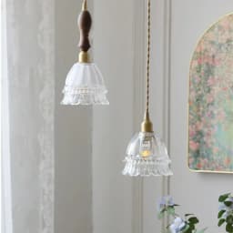 Retro Jellyfish Glass Pendant Light Adjustable E14 Lamp for Bedside Kitchen Island Dining Ceiling Small Design