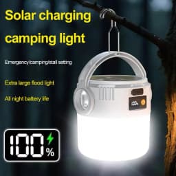 USB Rechargeable LED Emergency Light Portable Camping Lantern Super Bright Hanging Night Lamp for Outdoor BBQ Home Power Outage