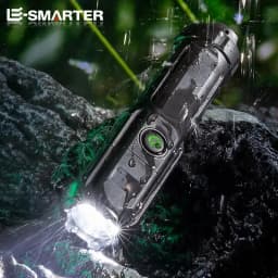 USB Rechargeable Tactical Torch High Power LED Telescopic Zoom Flashlight with Built-in 18650 Battery Waterproof for Fishing And