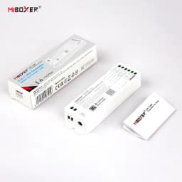 Miboxer MLZ5 DC12-48V 5in1 Controller Matter Over WiFi+2.4GHz Tuya APP WIFI Control Single/Double Color RGB RGBW RGBCCT Strip