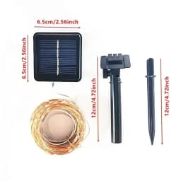 Solar LED Fairy String Lights Outdoor Waterproof 7m/12m/22m/32m 8 Modes Street Garland for Party Wedding Christmas Decoration