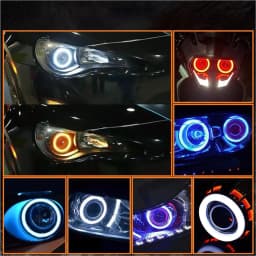 5V/12V WS2812B RGB COB RING Pixel CAR LIGHT 18/36/54/72/90Leds Individually Addressable WS2812 Built-in IC COB RING LED CAR LED