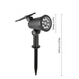 Solar Spotlight Outdoor Waterproof Spotlight with Adjustable Brightness Suitable for Garden Backyard Lane Courtyard Decoration