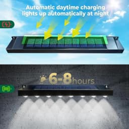 Solar Sign Wall Lights Outdoor LED Wall Lamp Solar Powered Light Solar Fence Light for Garden Yard Patio Balcony Staircase Decor