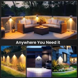 1pcs Outdoor LED Solar Wall Light 3 Colors RGBW Waterproof Peak Project Spotlight for Garden Yard Porch Pathway Patio Home Decor